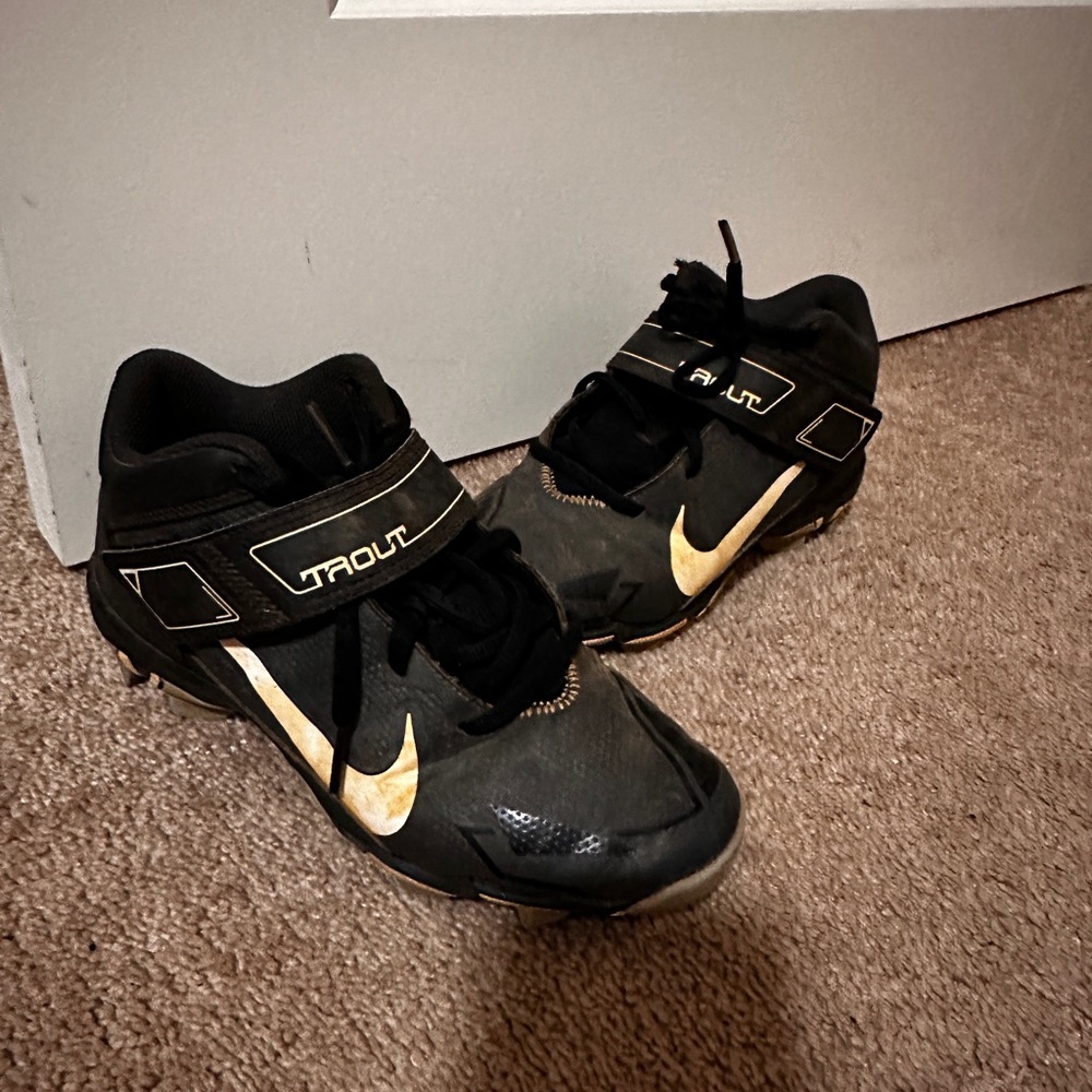 Nike Kids Black Baseball Cleats
